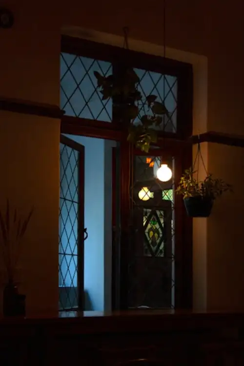 Lampe champignon lumiere chaude salon